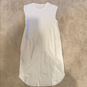 Kit and Ace White Sleeveless Dress with pockets